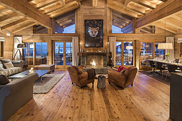 Treize Étoiles Chalet, Verbier - Centre lounge