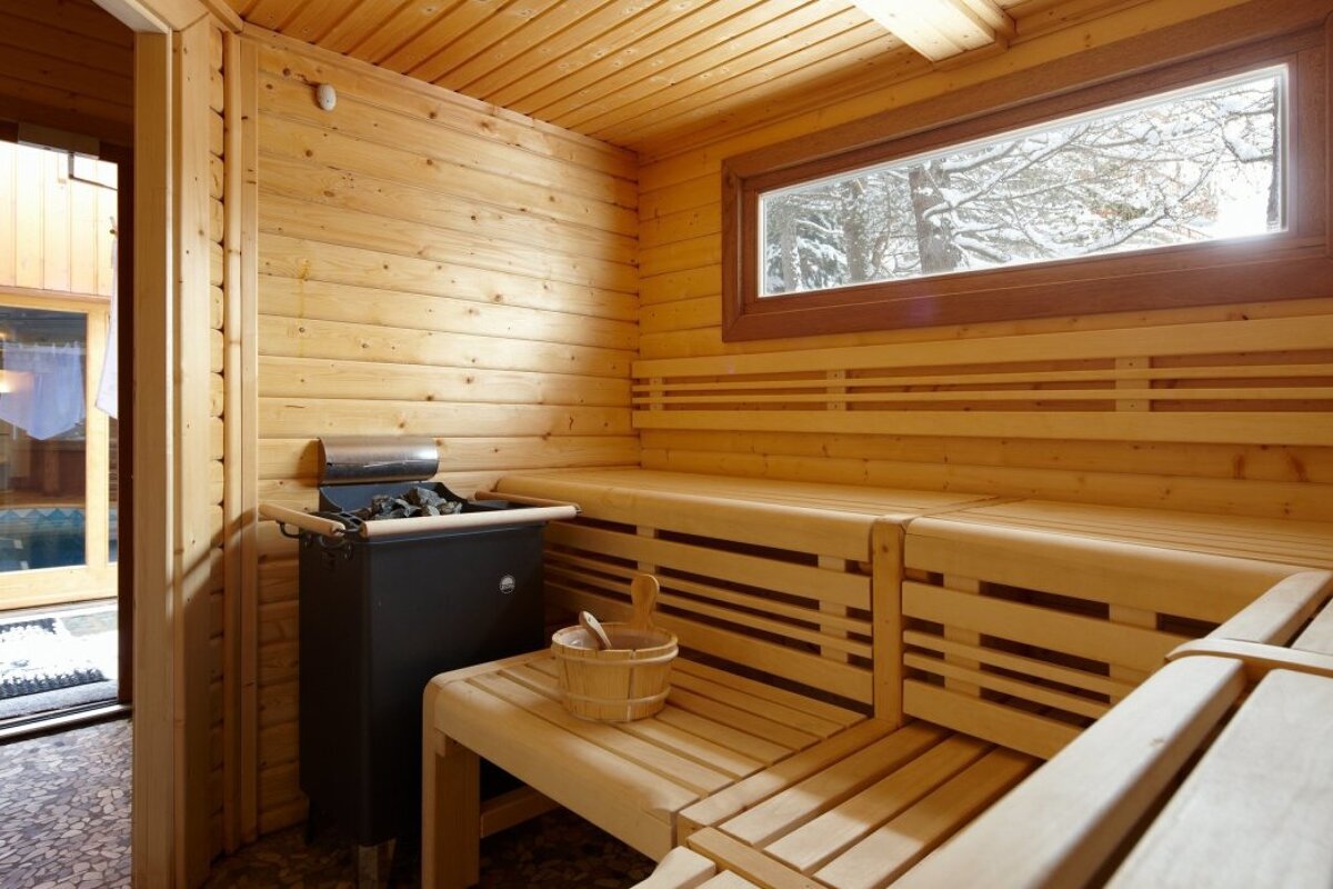 Les Cinq Mondes Spa, Les 2 Alpes sauna