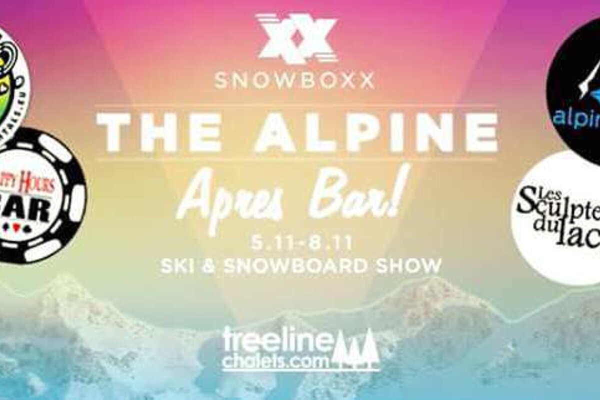 The Alpine Apres Bar at the London Ski Show