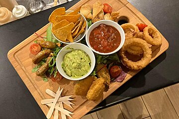 Snack/Tapas board at The Creperie & Breakfast in Val Thorens