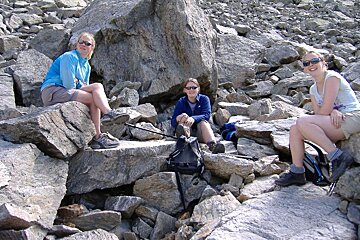 Chamonix hiking route from Brevent Planpraz to Lac Cornu