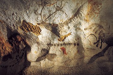 Some of the paintings at Lascaux, Dordogne