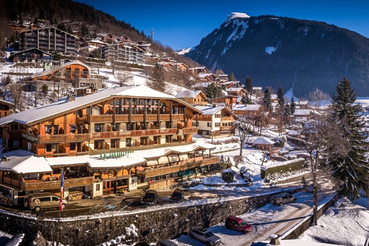 Le Dahu Hotel, Morzine exterior