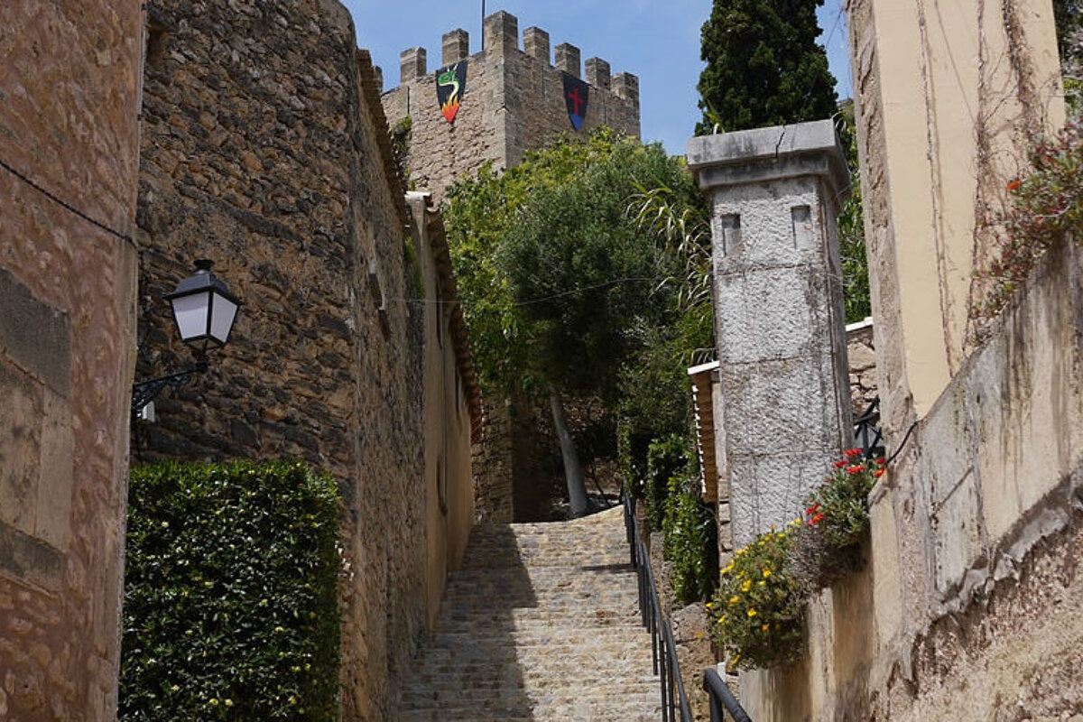 Steps to Capdepera Castle