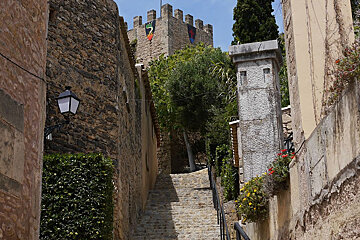 Steps to Capdepera Castle