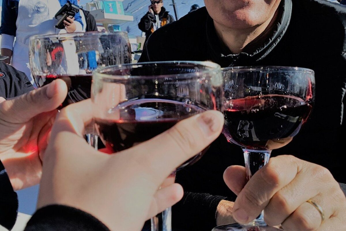 three glasses of wine