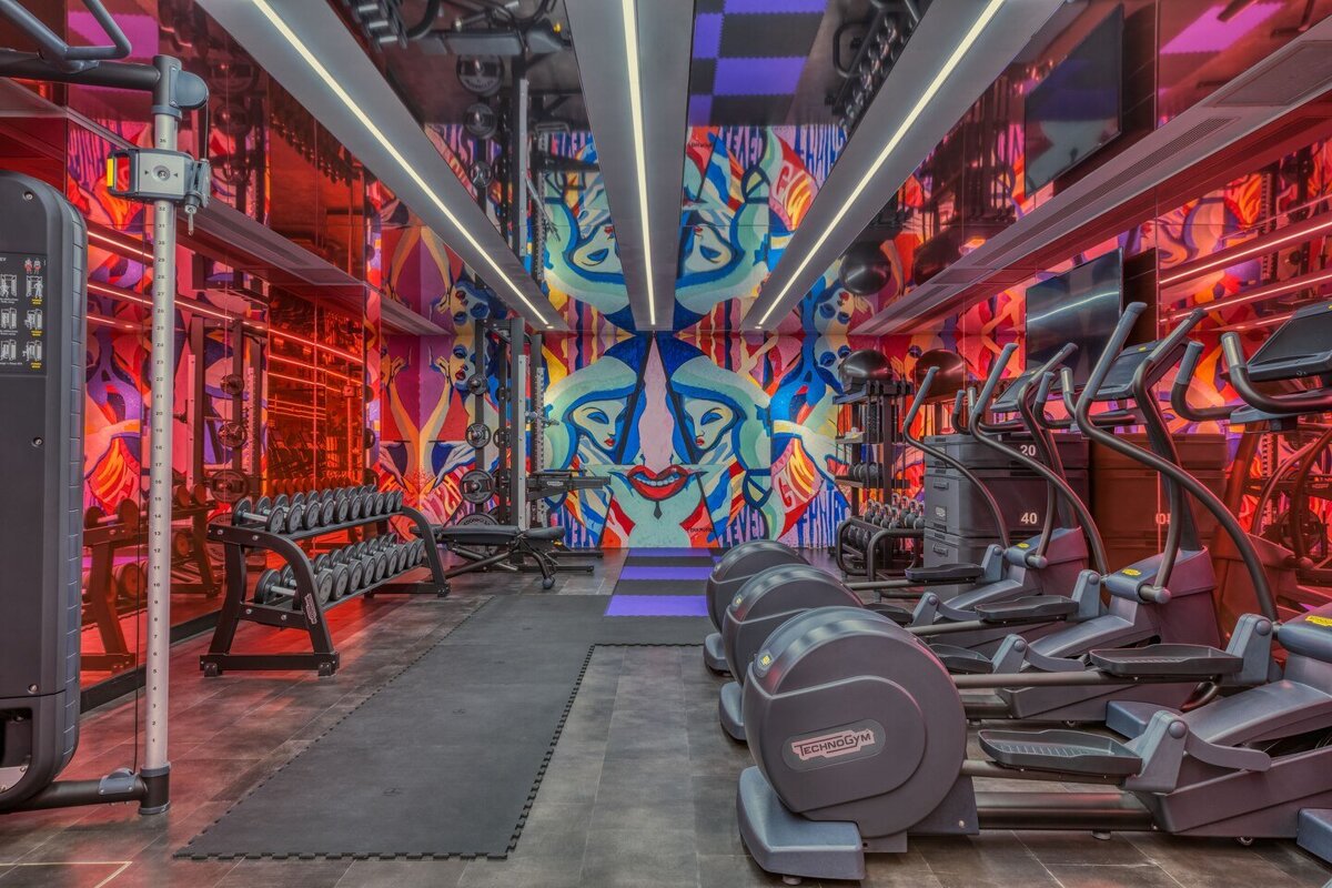 W Ibiza Hotel, Santa Eulalia gym room