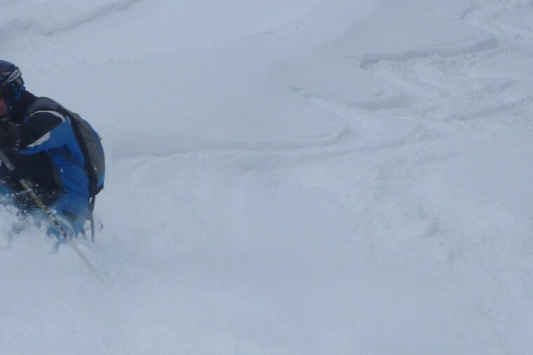 Wild weather in Val d'Isere this week