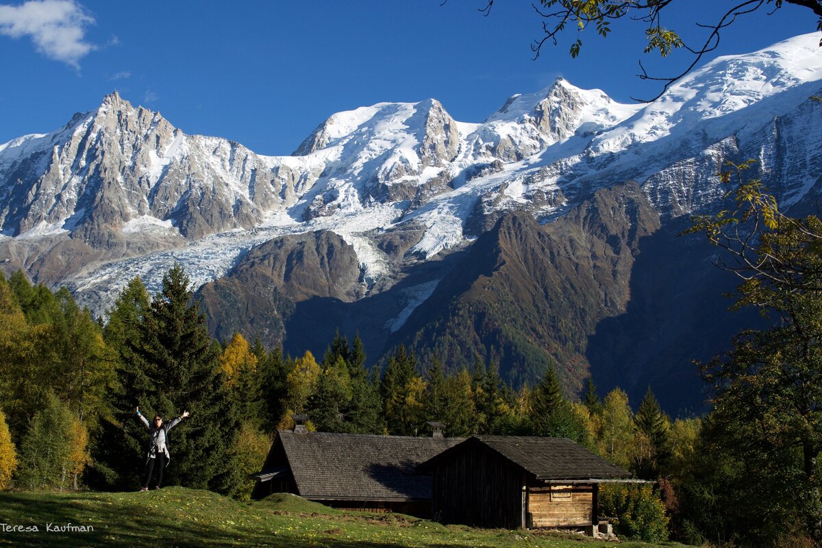 Teresa kaufman took this photo of a mountain range