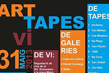 A poster that says art tapes on it