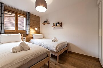 Florimont No.2 Apartment, Morzine twin room