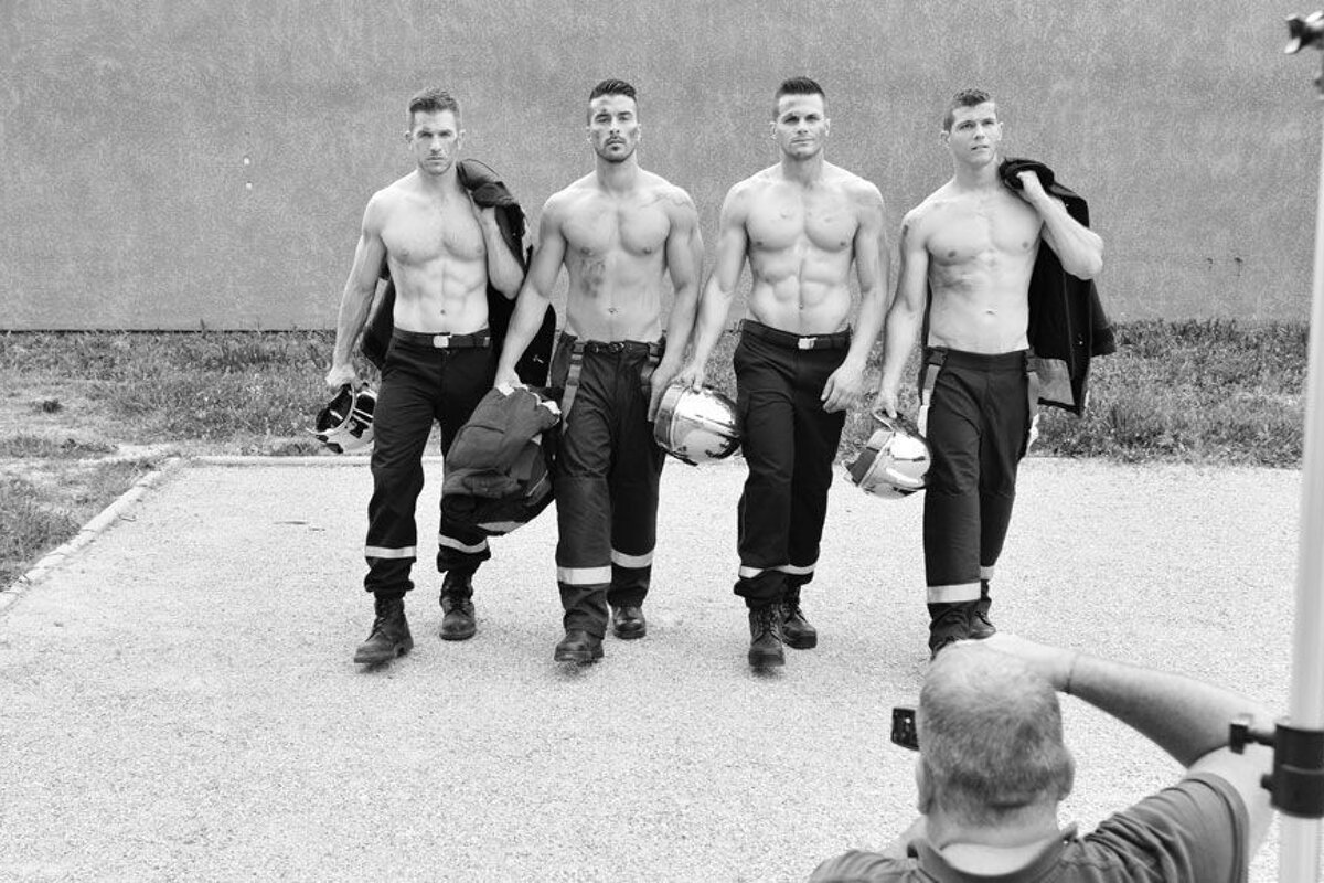 French Firefighters Release Annual Calendar