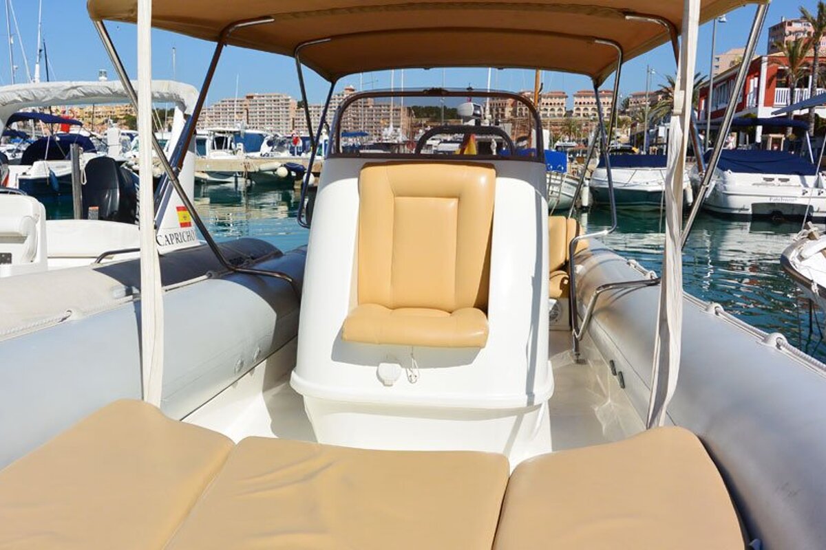 A boat with a license plate that says california
