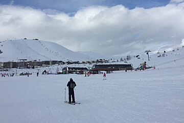 Cold temperatures keep the snow fresh in Alpe d'Huez