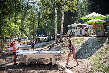 Games area at Huttopia