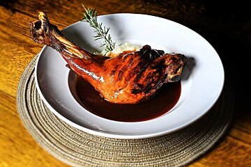 Lamb dish at La Paloma