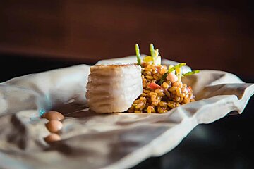 dish at C'an Pintxo restaurant