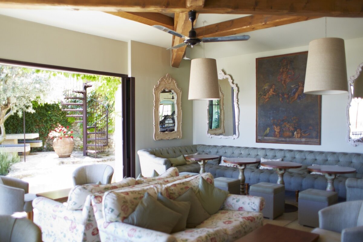 Crillon le Brave Luxury Hotel, Crillon le Brave lounge room