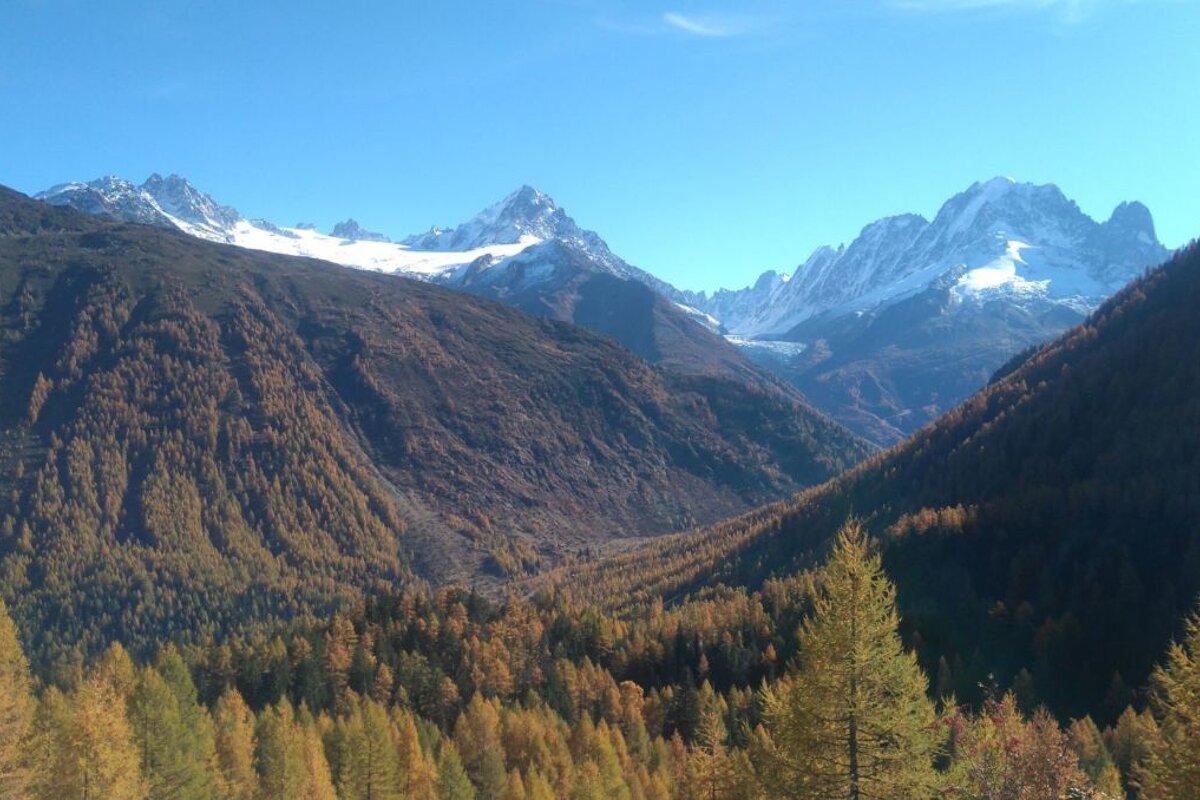 Hiking in Vallorcine near Chamonix Mont Blanc