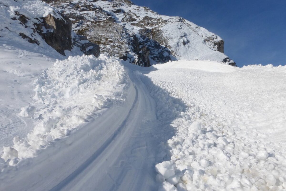 avalanche debris
