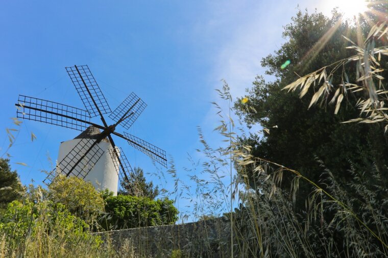 windmill at puig d'en valls ibiza