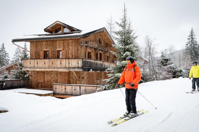 Les Oursons Chalet, La Tania exterior