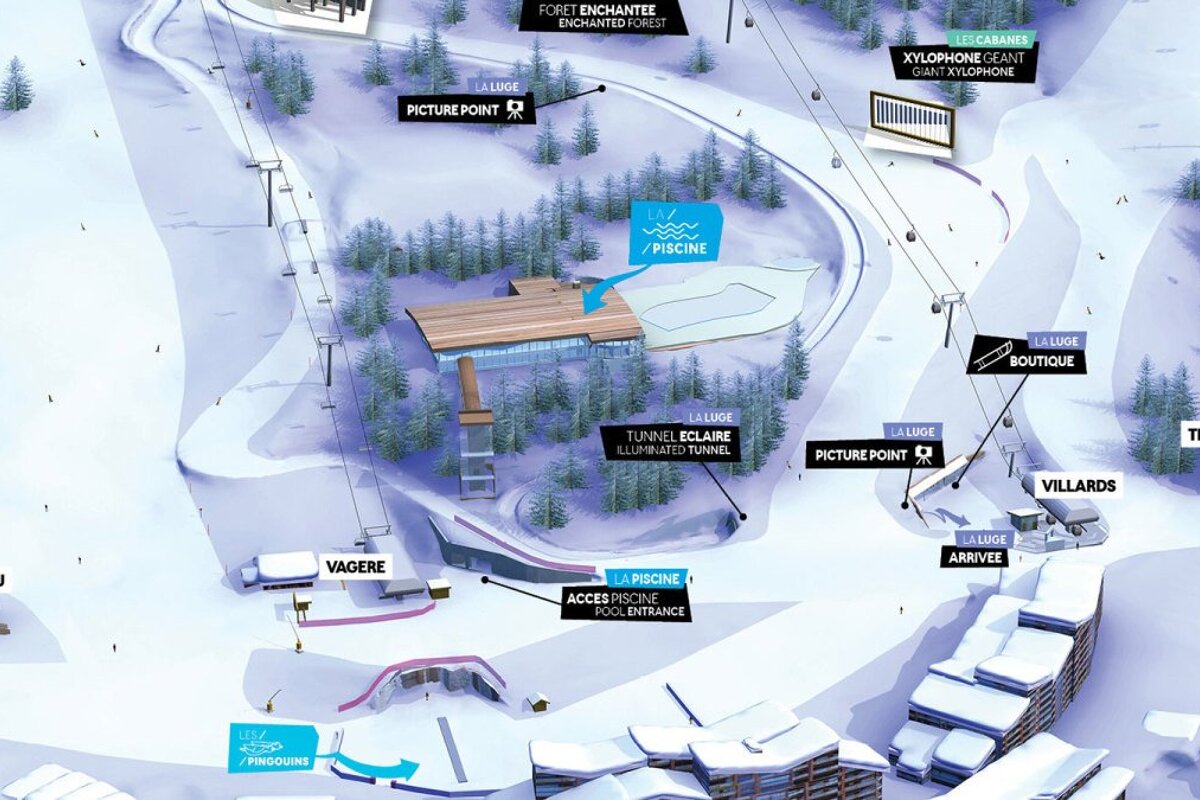 a plan of a family fun area