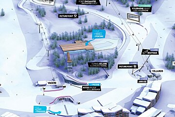 a plan of a family fun area