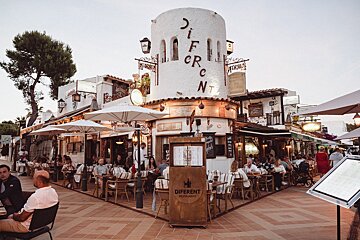 A restaurant with a sign that says different restaurant