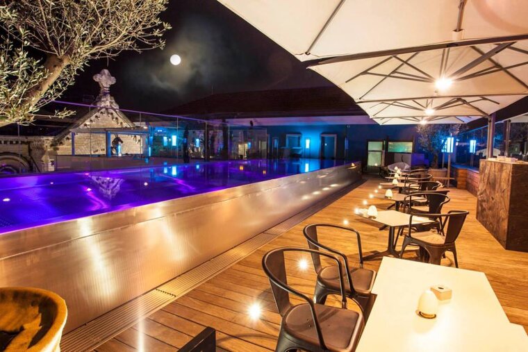 Five Seas Hotel, Cannes terrace