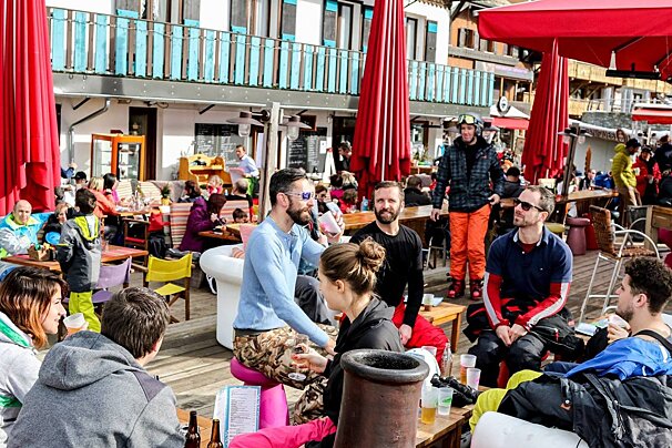 Le Tremplin, Morzine terrace