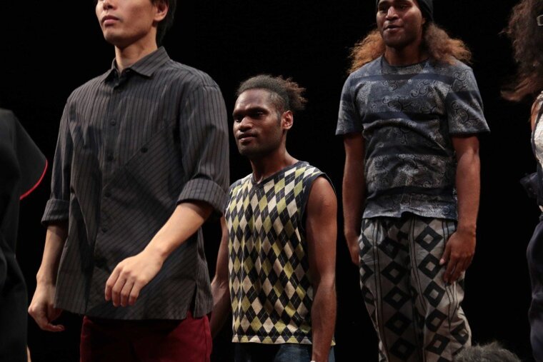performers on stage