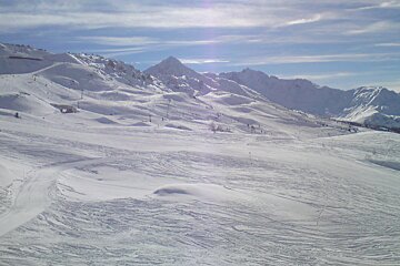 ski area in les arcs