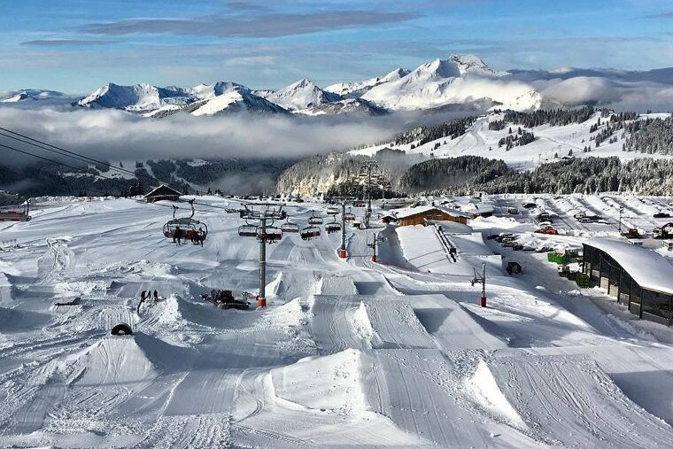 Hit the snowpark in Avoriaz this 2018 season