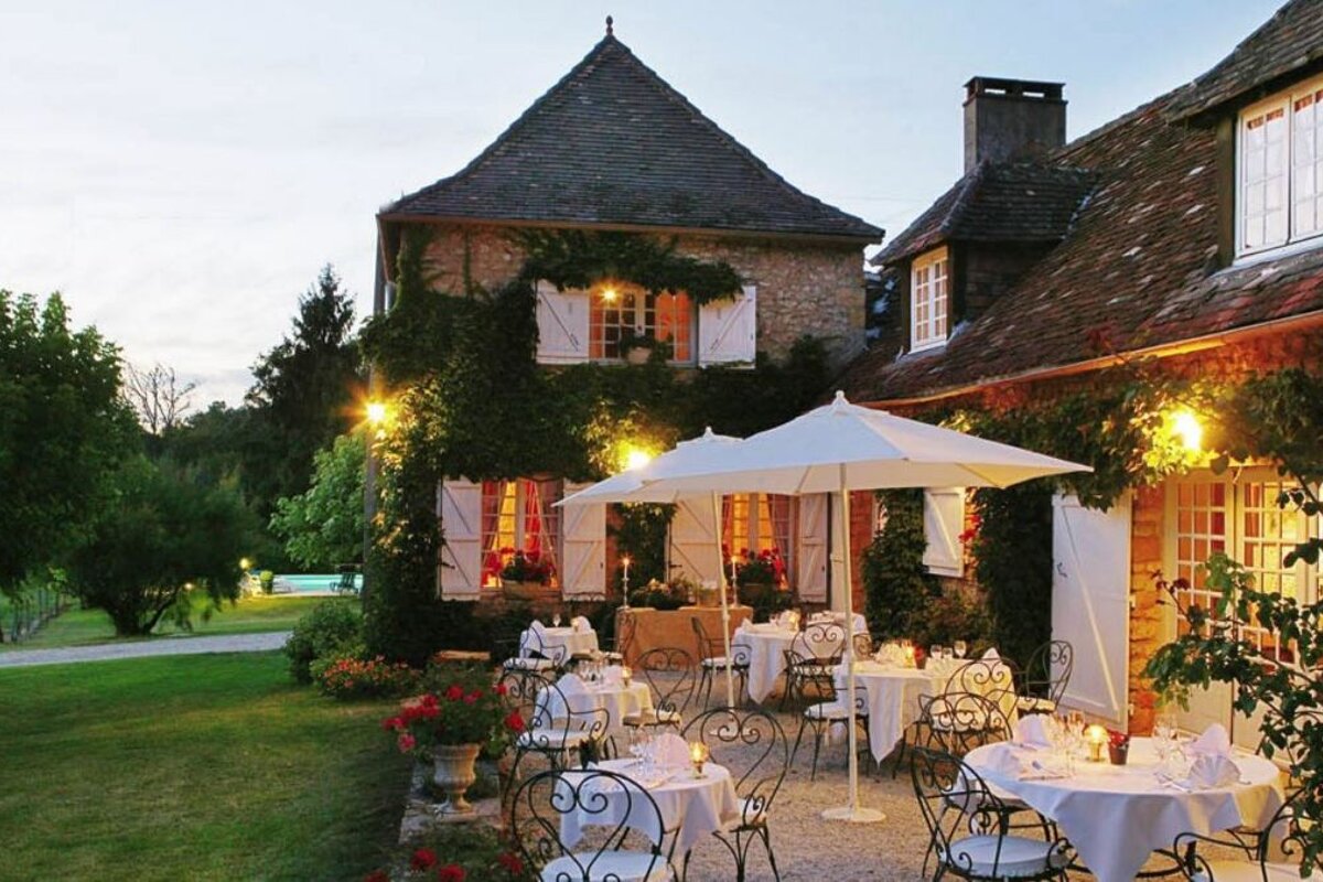 La Metairie Restaurant, Mauzac restaurant terrasse