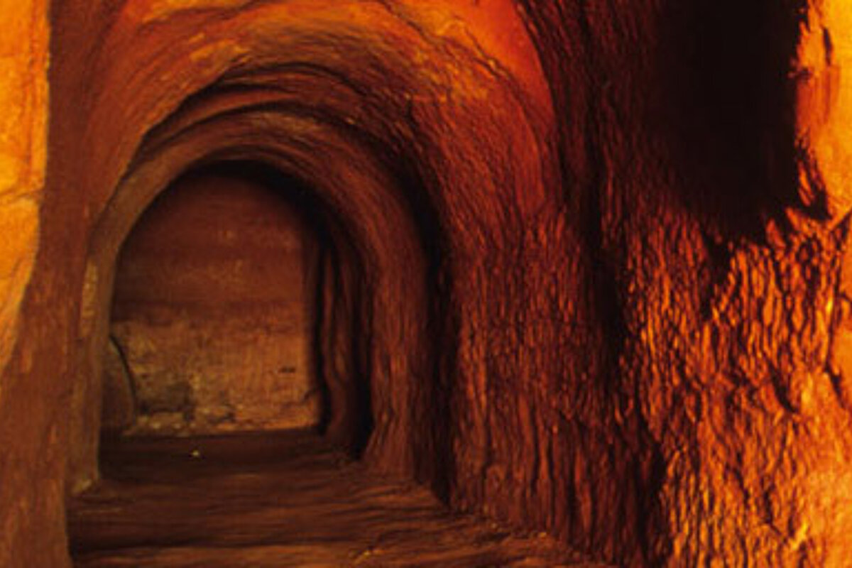 a mine in a provence village