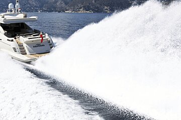 A white yacht, 