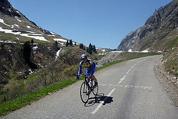 Road biking in