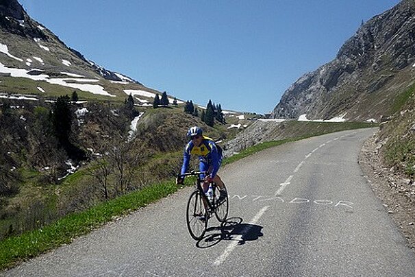 Road biking in