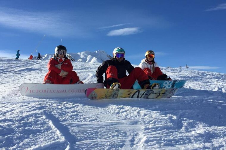 ESF Les Arcs 1800 Ski School, Les Arcs snowboard lesson