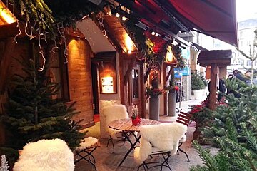 La Caleche Savoyard Restaurant, Chamonix restaurant terrasse