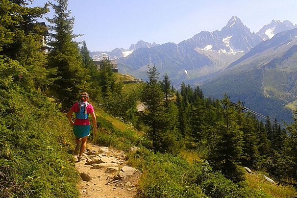 Trail running in Chamonix