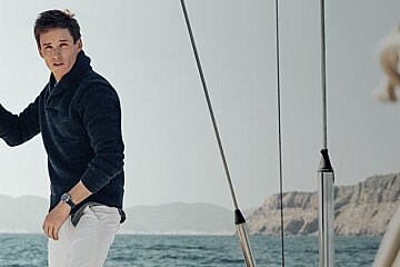 Eddie Redmayne sails around Ibiza