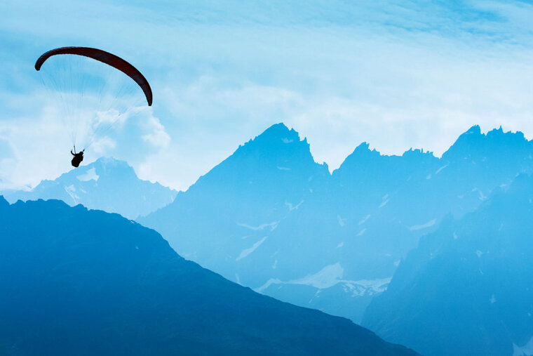 Tandem Paragliding, Les Arcs