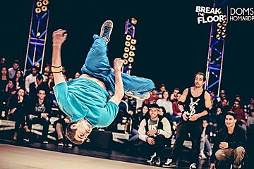 amazing break dancing at the Break the Floor in Cannes