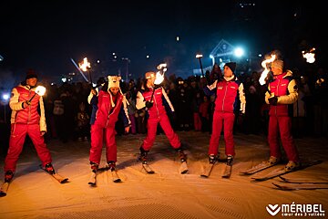 ESF Ski Show in Meribel