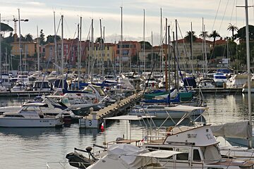 boats & yachts at Port Saint Jean Cap Ferrat at dusk