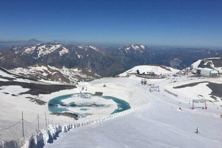Preseason update on Les 2 Alpes Glacier 2018