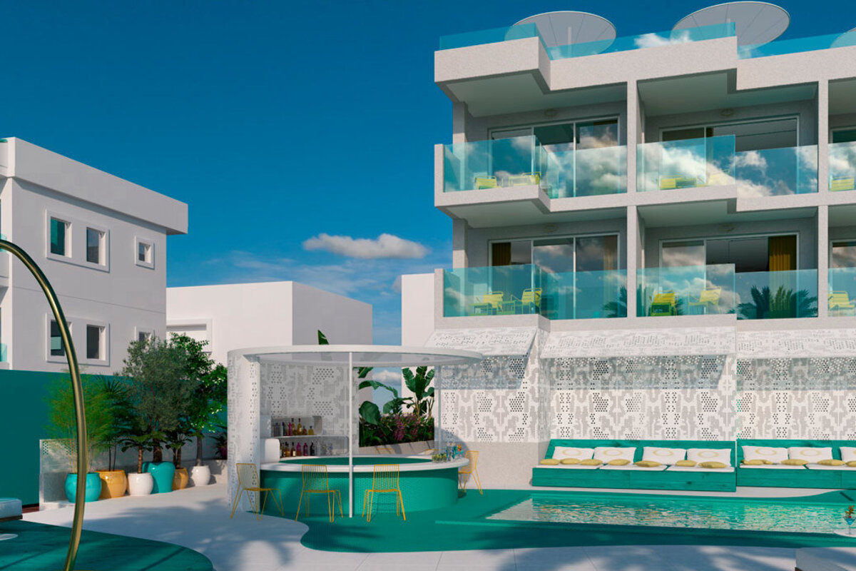 Santos Dorado Suites Hotel, Playa d'en Bossa exterior