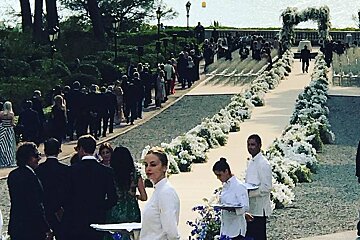 Society wedding brings celebs to Antibes